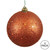  Vickerman N591518DQ 6" Burn Orange Sequin Ball Drilled 4/Bag 
