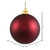 Vickerman N591519DMV 6" Wine Matte Ball UV Drilled 4/Bag
