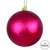 Vickerman N591521DSV 6" Berry Red Shiny Ball UV Drilled 4/Bag