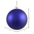 Vickerman N591522DMV - 6 inch Cobalt Blue Matte Ball Outdoor Christmas Ornament - 4 Pack