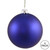 Vickerman N591522DMV - 6 inch Cobalt Blue Matte Ball Outdoor Christmas Ornament - 4 Pack