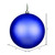 Vickerman N591529DMV - 6 inch Periwinkle Matte Ball Outdoor Christmas Ornament - 4 Pack