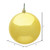 Vickerman N591537DSV - 6 inch Honey Gold Shiny Ball Outdoor Christmas Ornament - 4 Pack