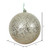 Vickerman N591538DQ 6" Champagne Sequin Ball Drilled 4/Bag