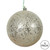 Vickerman N591538DQ 6" Champagne Sequin Ball Drilled 4/Bag
