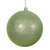  Vickerman N591554DG 6" Celadon Glitter Ball Drilled 4/Bag 