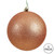 Vickerman N591558DG - 6 inch Rose Gold Glitter Ball Christmas Ornament - 4 Pack