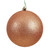 Vickerman N591558DG 6" Rose Gold Glitter Ball Drilled 4/Bag