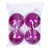 Vickerman N591559DCV - 6 inch Hot Pink Candy Ball Outdoor Christmas Ornament - 4 Pack