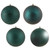 Vickerman N591562DA 6" Sea Blue 4 Fin Ball Drilled 4/Bg