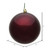 Vickerman N591565DCV - 6 inch Burgundy Candy Ball Outdoor Christmas Ornament - 4 Pack