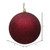Vickerman N591565DG 6" Burgundy Glitter Ball Drilled 4/Bag