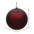 Vickerman N591565DMV - 6 inch Burgundy Matte Ball Outdoor Christmas Ornament - 4 Pack