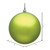 Vickerman N591573DMV - 6 inch Lime Matte Ball Outdoor Christmas Ornament - 4 Pack