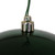 Vickerman N591574DCV - 6 inch Midnight Green Candy Ball Outdoor Christmas Ornament - 4 Pack