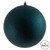 Vickerman N591574DG - 6 inch Midnight Green Glitter Ball Christmas Ornament - 4 Pack