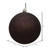 Vickerman N591575DG 6" Chocolate Glitter Ball Drilled 4/Bag