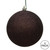 Vickerman N591575DG 6" Chocolate Glitter Ball Drilled 4/Bag
