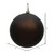 Vickerman N591575DMV - 6 inch Chocolate Matte Ball Outdoor Christmas Ornament - 4 Pack