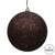 Vickerman N591575DQ 6" Chocolate Sequin Ball Drilled 4/Bag