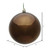 Vickerman N591575DSV - 6 inch Chocolate Shiny Ball Outdoor Christmas Ornament - 4 Pack