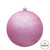 Vickerman N591579DG 6" Pink Glitter Ball Drilled 4/Bag