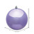 Vickerman N591586DSV - 6 inch Lavender Shiny Ball Outdoor Christmas Ornament - 4 Pack