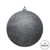 Vickerman N591587DG 6" Pewter Glitter Ball Drilled 4/Bag