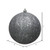 Vickerman N591587DQ - 6 inch Pewter Sequin Ball Christmas Ornament - 4 Pack
