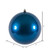 Vickerman N592002DCV - 8 inch Blue Candy Ball Outdoor Christmas Ornament