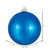 Vickerman N592002DSV - 8 inch Blue Shiny Ball Outdoor Christmas Ornament