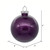 Vickerman N211026 - 4 inch Plum Glitter Ball Christmas Ornament - 6 Pack