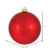 Vickerman N592003DSV - 8 inch Red Shiny Ball Outdoor Christmas Ornament