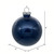 Vickerman N211031 - 4 inch Midnight Blue Glitter Ball Christmas Ornament - 6 Pack