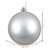 Vickerman N592007DMV 8" Silver Matte Ball UV Drilled Cap