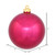 Vickerman N592019DSV 8" Wine Shiny Ball UV Drilled Cap