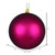 Vickerman N592021DMV 8" Berry Red Matte Ball UV Drilled