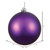 Vickerman N592026DMV 8" Plum Matte Ball UV Drilled Cap