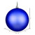 Vickerman N592029DMV - 8 inch Periwinkle Matte Ball Outdoor Christmas Ornament