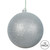  Vickerman N590707DG 2.75" Silver Glitter Ball Drilled 12/Bag 