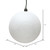 Vickerman N590711DG 2.75" White Glitter Ball 12/Bag