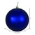 Vickerman N592031DSV 8" Midnt Blue Shiny Ball UV Drilled