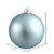 Vickerman N592032DMV - 8 inch Baby Blue Matte Ball Outdoor Christmas Ornament
