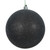  Vickerman N590717DG 2.75" Black Glitter Ball Drilled 12/Bag 