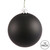 Vickerman N590717DMV - 2.75 inch Black Matte Ball Outdoor Christmas Ornament - 12 Pack