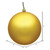 Vickerman N592037DMV 8" Honey Gold Matte Ball UV Drilled Cap