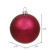 Vickerman N590719DSV - 2.75 inch Wine Shiny Ball Outdoor Christmas Ornament - 12 Pack