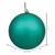 Vickerman N592042DMV - 8 inch Teal Matte Ball Outdoor Christmas Ornament