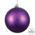  Vickerman N590726DMV 2.75" Plum Matte Ball UV Drilled 12/Bag 