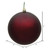 Vickerman N592065DMV 8" Burgundy Matte Ball UV Drilled Cap